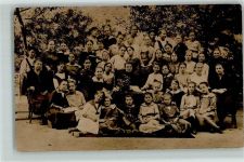 94557 W8351 Niederalteich Privatfoto AK Klassenphoto Ort handschriftlich