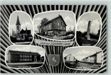 33449 W4831 Benteler - Kirche Lebensmittel Berkemeier Ehrenmal Schulgebäude In der Siedlung