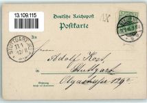 1905 Monatsblatt Februar Bauer mit Pflug Pferde sign Monat
