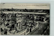 Ortelsburg Szczytno 1914 - Nach der Zerstörung durch die Russen