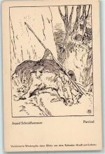 sign. Arpad Schmidhammer Parzival AK Kunst und Leben