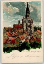 W7750 Konstanz Münster AK Biese, K. 1900 Lithographie