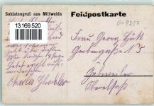 09648 O9250 Mittweida - Technikum Papierfabrik Dreiwerden Soldatengruß
