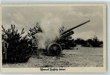 Unser Heer Schweres Geschütz feuert AK Artillerie WK II