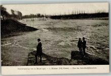 Hamme 1906 - Überflutung eine der Scheldedeichbruch