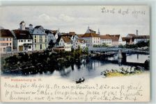 72108 W7407 Rottenburg am Neckar 1904 - Ruderboot