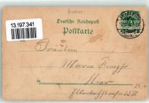 W6000 Frankfurt am Main Gruss aus Aussichtsturm Bärenzwinger Affenhaus Kunstanstalt Rosenblatt Zoo 1898 Lithographie