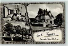 57632 W5231 Burglahr - Hotel Fuchs Gastraum Garten