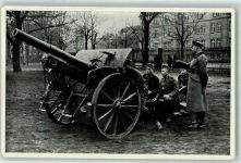 Geschütz exerzieren AK Artillerie WK II