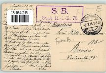 68700 Cernay Sennheim 1915 - Langegasse Rathaus AK