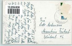 69429 W6935 Schollbrunn , Odenw 1951 - Schule, Gasthaus zur Linde AK