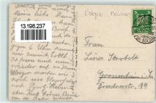 Lippehne Lipiany - Seepartie am Bismarckdenkmal Pferdefuhrwerk