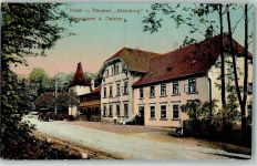 31832 W3257 Bennigsen 1911 Gebrauchsspuren Hotel Pension Steinkrug