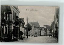 77871 W7592 Renchen 1922 - Strassenbild AK