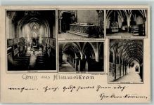 95460 W8581 Himmelkron 1908 - Stiftskirche Ritter Kapelle Fürstengruft Kreuzgang Sarkopharg der beiden Grafen von Orlamünde