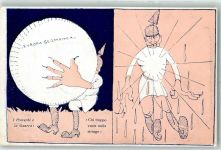 Europa Germanica Kaiser Wilhelm Satire Karikatur AK Antipropaganda WK I
