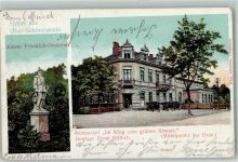 10115 O1160 Oberschöneweide 1906 - Gasthaus Im Krug zum grünen Kranze Kaiser Friedrich Denkmal