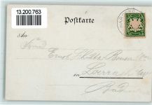 67098 W6702 Isenach Lithographie Forsthaus Isenach See Ruderboote Rehe