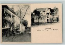74560 Monnetier-Mornex 1919 - Pension de Wagner et Ruskin , sehr gute Erhaltung AK