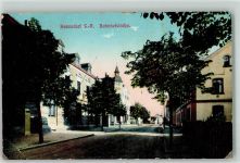 07629 O6530 Hermsdorf , Thür 1913 Gebrauchsspuren Bahnhofstraße