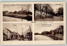 15859 O1233 Storkow , Mark - Kanal Kirche Elektrizitätswerk Marktplatz Storkower See