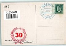 Podebrady Bad Podiebrad 1933 Künstlerkarte 30 Jahre Lazne Poderbrady Kur AK