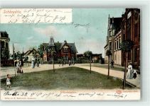 04435 O7144 Schkeuditz 1904 Lithographie Wilhelmsplatz