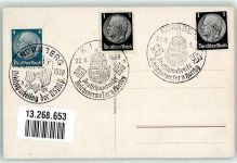 Staatstreffen mit v. Horthy Sonderstempel Hitler