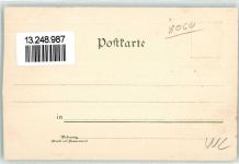 85221 W8060 Dachau Gebrauchsspuren Bayerische Tracht Verlag Ottmar Zieher-München Lithographie