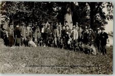 IV. Verbandsgebracus-Prüfung des Bayr. Kurzhaar-Klub Jäger Jagdhund Privatfoto AK