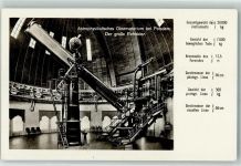 O1510 Potsdam Astrophysikalische Observatorium , große Refraktor AK Astronomie Foto AK