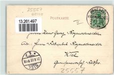 25557 W2215 Hanerau-Hademarschen 1902 - Kirche Pastorat Schule