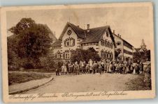 71364 W7057 Winnenden , Württ 1921 - Rettungsanstalt u. Inspektorhaus Paulinenpflege