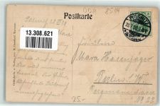 01896 O8514 Pulsnitz 1909 - Der Schwedenstein