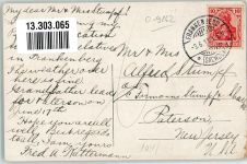 09669 O9262 Frankenberg , Sachs 1911 Gebrauchsspuren Mehrbildkarte