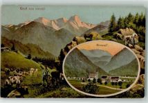 83334 W8221 Inzell Künstlerkarte Kühe