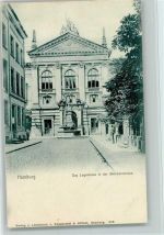 W2000 Hamburg Nr. 243 - Logenhaus AK Knackstedt+Näther 1900 Gebrauchsspuren