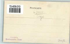 W2000 Hamburg Nr. 243 - Logenhaus AK Knackstedt+Näther 1900 Gebrauchsspuren