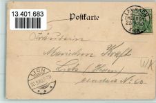 35321 W6312 Laubach , Hess 1900 - Solms - Schloss, Gründer des Gymnasiums Fridericianum , Schule AK