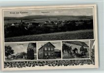 99628 O5231 Eßleben b Buttstädt 1913 - Dorfstrasse, Schule, Gemeinde Gasthof AK