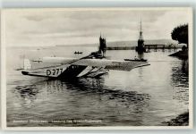 W7750 Konstanz Dornier Delphin II Flugboot D-277 Baujahr 1927/28 Verlag Emil Hartmann Wasserflugzeug