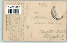 04668 O7241 Großsteinberg b Grimma 1923 - Gasthof, Blick über die Bahnhof Anlage AK