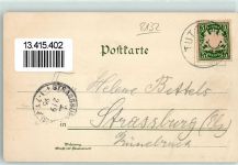 82327 W8132 Tutzing 1896 Lithographie Hotel Seehof Dampfer Luitpold