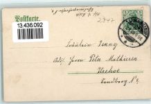 24392 W2347 Süderbrarup 1909 Lithographie