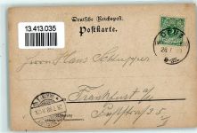 85302 W8069 Lahnhof 1899 Lithographie / Mondschein Vorläufer Druck 1890-1895