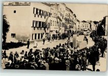 84347 W8340 Pfarrkirchen , Niederbay Privatfoto AK Umzug Ort handschriftlich