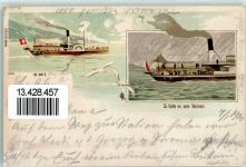 Konstanz-Bregenz Schiffspost Kurs 24 7.1.1900 Bodenseeschiffspoststempel