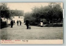Karlsbad 1909 - Cafe St. Leonhardt AK
