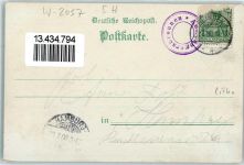 21465 W2057 Reinbek 1900 Lithographie Jägersbronnen Eichenlaub