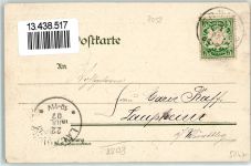 85435 W8058 Erding 1907 Prägedruck Wappen